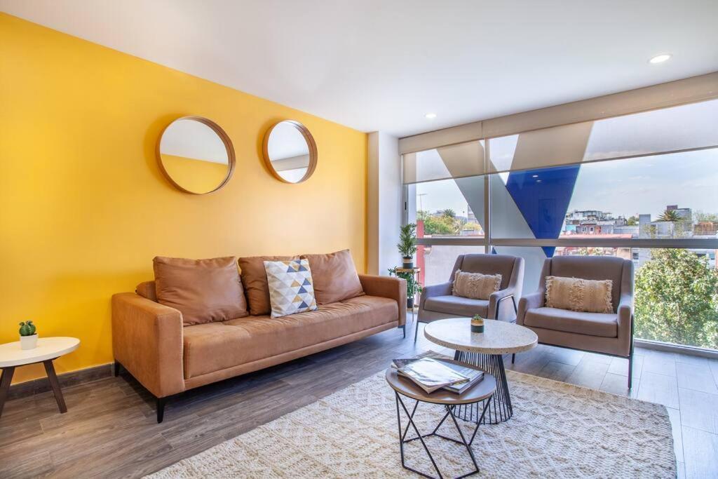 Moderno Mexicano 3Br/2Ba 200Mbps Mexico-stad Buitenkant foto