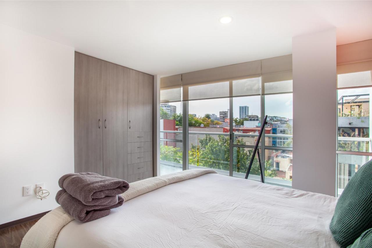Moderno Mexicano 3Br/2Ba 200Mbps Mexico-stad Buitenkant foto