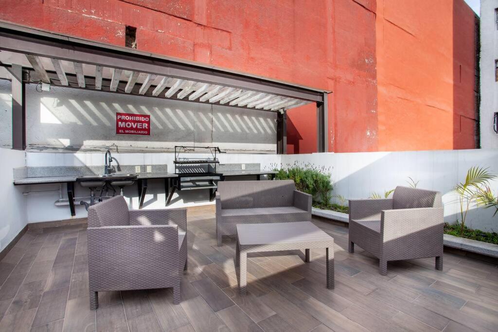 Moderno Mexicano 3Br/2Ba 200Mbps Mexico-stad Buitenkant foto